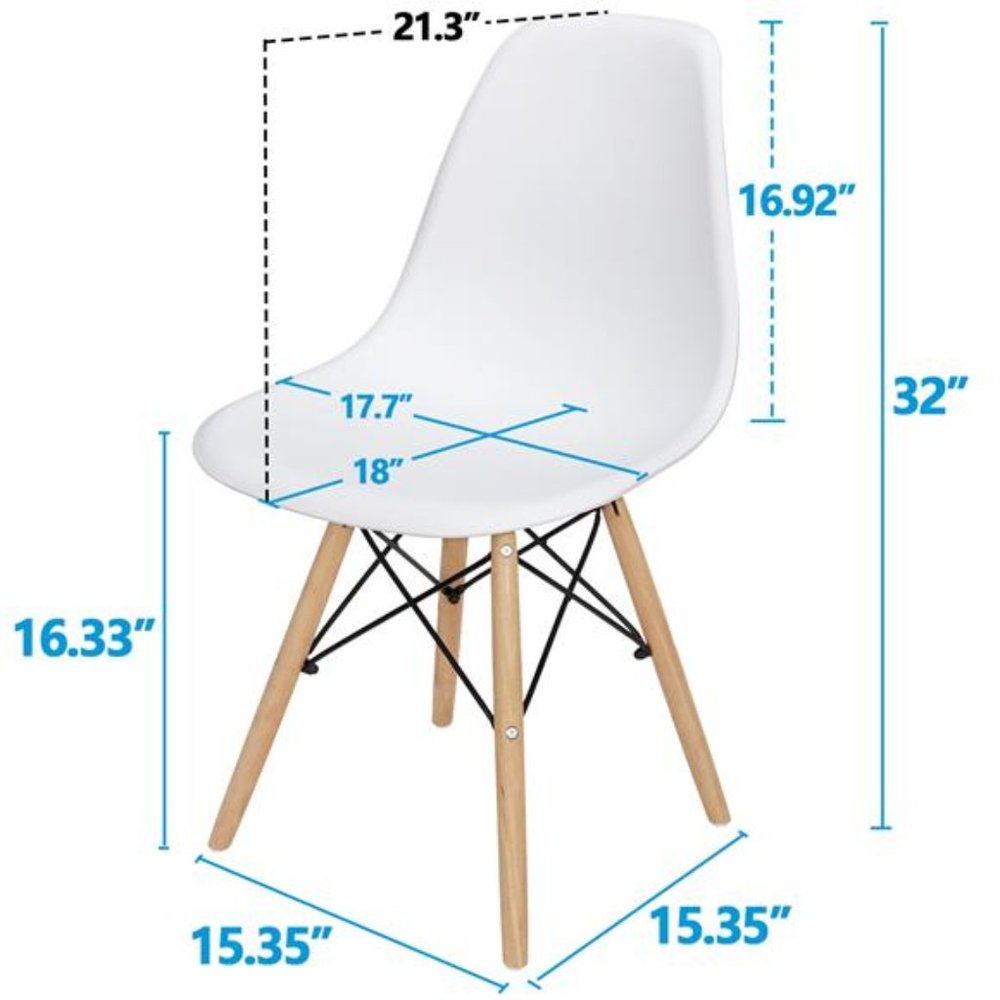 Set of 4 Modern Style Kitchen And Dining Chairs - Picture 5 of 10